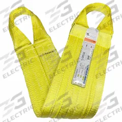 STREN-FLEX Web Sling: Type 8, Polyester, 2 Plies, 10 ft Sling Lg, 12 in Eye Lg, 1 Legs (MPN WB2-908P). Key specifications — Color: Yellow; Brand: STREN-FLEX; Sling Type: Type 8; Tag Type: Wear-Resistant Tag.