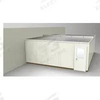 PORTA-FAB Modular In-Plant Office: 24 ft x 20 ft x 8 ft, 3 Walls, Steel-Covered Drywall, Beige (MPN GS2024-3). Key specifications — Exterior Color: Beige; Brand: PORTA-FAB; Sound Transmission Coefficient: STC 31; Frame Material: Steel.