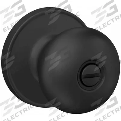 SCHLAGE RESIDENTIAL Stratus Knob Lockset: Privacy Knob Locksets (MPN J40-STR-622)
