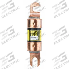 BUSSMANN Forklift Limiter Fuse: ALS Series, Bolt-On, Gen Purpose, 200 A, 48 V DC, Non-Indicating (MPN ALS-200B). Key specifications — Brand: BUSSMANN; Series: ALS.