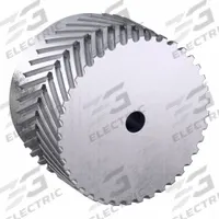 CONTINENTAL Gearbelt Pulley: Plain, 8 mm Pitch, For 50 mm Belt Wd, 40 Teeth, 1/2 in Bore Dia (MPN L-40S-MPB ALUMINUM). Key specifications — Brand: CONTINENTAL; Sub-brand: SilentSync.