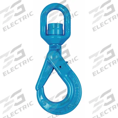 YOKE Self-Locking Hook: 22,600 lb Working Load Limit, 100 Hook Grade, Alloy Steel - Self-Locking Hooks for Lifting