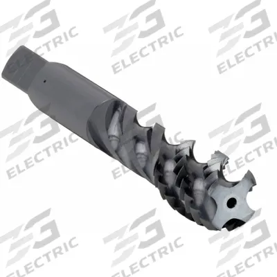 OSG Spiral Flute Tap: 9/16"-12 UNC, H3 / 2B-3B, 4 Flute - Spiral-Flute Taps for Steel & Stainless Steel