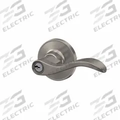 SCHLAGE RESIDENTIAL Seville Lever Lockset: Passage Lever Locksets, Nickel, ADA Compliant (MPN J54-SEV-619). Key specifications — attr1024149: Not Ligature-Resistant; attr1011488: SCHLAGE RESIDENTIAL; attr1024446: F82; attr1011524: No Message; attr1011506: Seville; attr1011485: Yes; attr1059461: Satin Nickel-Plated : Zinc.