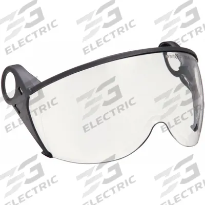 KASK Hard Hat Visor: Clear Lens Color, Anti-Fog/Scratch-Resistant - Kask Eye Shield Assemblies for Hard Hats & Helmets