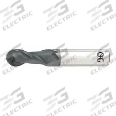 OSG Ball End Mill: Carbide, TiAlN Coated, 2 Flute, 5/8" Mill Dia, 1-1/4" LOC, 3-1/2" OAL (MPN HP421-6250-BN)