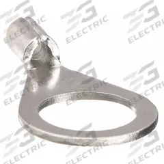 GRAINGER Ring Terminal: Bare, #6 Stud Size, 26 AWG to 22 AWG Wire Sizes, 600 V, Butted Barrel & Seam (MPN 24C862). Key specifications — Brand: GRAINGER.