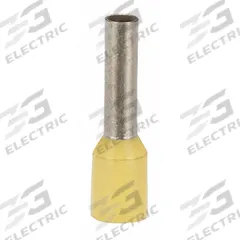 PANDUIT Wire Ferrule: 14 AWG Max Wire Size, Holds 1 Wire, Yellow, Polypropylene, 0.09 in Ferrule Dia (MPN FSD79-8-D). Key specifications — Brand: PANDUIT.
