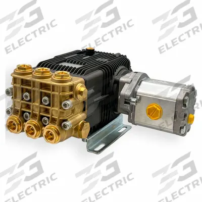 A.R. NORTH AMERICA Pump: Hydraulic, 8 gpm Max. Flow Rate, 1,450 RPM Max. Motor Speed, 3/4 in - Hydraulic-Drive Pressure Washer Pumps