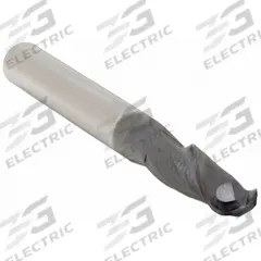 APPROVED VENDOR Ball End Mill: Carbide, AlTiN Coated, 2 Flute, 16 mm Mill Dia, 32 mm LOC, 102 mm OAL (MPN 221-001560B)