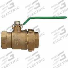 WILKINS Manual Two-Way Ball Valve: 1 1/2 in, Bronze, Straight, FNPT x FNPT, Full Port, One-Piece (MPN 112-850TUXL). Key specifications — Brand: WILKINS; Handle: Lever.
