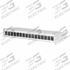 METZ CONNECT RJ45 Housing: Surface, Steel, RJ45, 16 Ports, Unequipped (MPN 130861-1602KE). Key specifications — Housing Material: Steel; Includes Connector: Unequipped; Mounting Type: Surface; Product Type: Module Housing; Connector Color: White; Connection Type: RJ45.