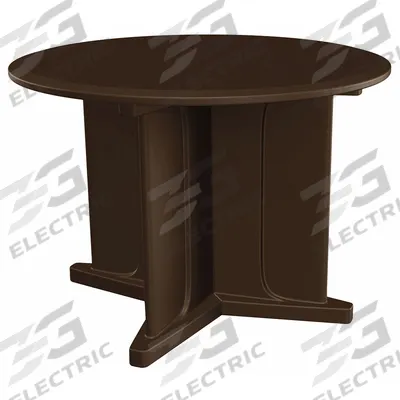 CORTECH Table: 29 in Overall Ht, 42 in Overall Dia, No Game Top, Ballast Accepted - Round X-Base Tables