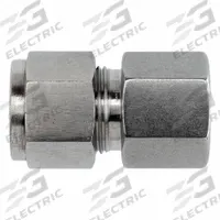 BRENNAN INDUSTRIES Compression Fitting Straight: 1 in OD x 1 in Pipe Fitting Size, Stainless Steel (MPN NS2405-16-16-SS). Key specifications — Series: NS2405; Brand: BRENNAN INDUSTRIES.