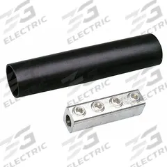 BURNDY Splice Kit: 600 V Max Volt, 1 AWG – 250 kcmil Wire Size Range (MPN AGSKIT250). Key specifications — Container Type: Plastic Clam Shell; Kit Includes: (4) 5/16 in Hex Screws; Special Features: Low Contact Resistance And Reduces The Effects Of Galvanic Corrosion; Brand: BURNDY.