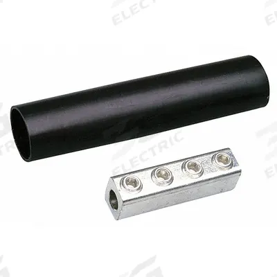 BURNDY Splice Kit: 600 V Max Volt - Heat Shink Splice Kits with In-line Mechanical Connectors