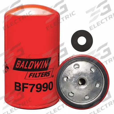 BALDWIN FILTERS Fuel Filter: Spin-On, 3 1/16 in Outside Dia, M12-1.50 Thread Size, Cellulose - Spin-On Fuel Filters