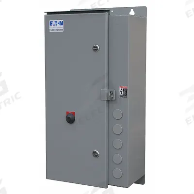 EATON NEMA Magnetic Motor Starter: Non-Reversing, 3 Poles, NEMA Size 5, 270 A - Enclosed Non-Reversing Starters with Electronic Overloads