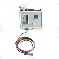 Refrigeration/Freezer Control: Temp Control, 25°F to 75°F, SPST, Closes on Rise, 72 in Capillary Lg (MPN O10-1410). Key specifications — Manufacturer Part Number: O10-1410; Voltage: 240V AC; Brand: RANCO; Capillary Type: Capillary with Remote Bulb.