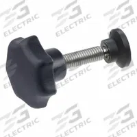 JW WINCO Plastic Hand Knob w/ Stainless Steel Stud w/ Swivel Thrust Pad: 7 Point, M8 Thread (MPN 6336.12-40-M8-50-25). Key specifications — Brand: JW WINCO; Pad Base Diameter: 25 mm.