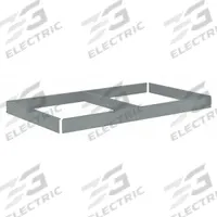 TENNSCO Shelf: 42 in x 18 in, 2,250 lb Load Capacity, Gray, Shelf (MPN ZLES-4218). Key specifications — Includes: (4) Beams; Shelf Configuration: Single Straight; Color: Gray; Frame Material: Steel; Brand: TENNSCO; Frame Finish: Zinc Plated; Product Type: Shelf.