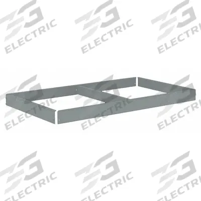 TENNSCO Shelf: 42 in x 18 in, 2,250 lb Load Capacity, Gray - Open Deck Shelf Kits for Boltless Shelving