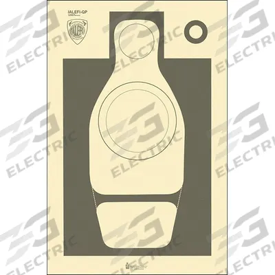 ACTION TARGET Shooting Range Targets: Paper, Silhouette Target, 35 in Ht, 23 in Wd - Silhouette Targets