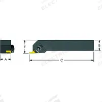 ULTRA-DEX USA Indexable Thread Turning Tool Holder (MPN 974-000-312)