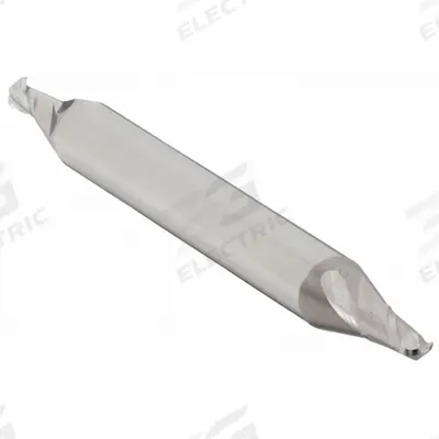 APPROVED VENDOR Ball End Mill: Carbide, Double End, 2 Flute, 1/16" Mill Dia, 1/8" LOC - Double-End Carbide Ball End Mills