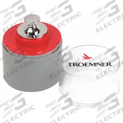 TROEMNER Calibration Weight: 500 g Nominal Mass, Cylinder Calibration Wt, 2, No Certificate, Metric (MPN 7014-2). Key specifications — attr1385174: Case; attr1385170: TROEMNER; attr1385171: Troemner Alloy 8.