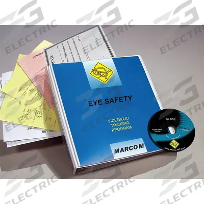 MARCOM Training Kit: Eye Safety, DVD/Quiz/Scheduling Forms/Training Certificate - Eye Safety Training