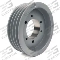 APPROVED VENDOR V-Belt Pulley: 5V975, 4 Groove, 9.75 in OD, Bushed Bore, E, For 5V/5VX Belt Section (MPN 5V9754). Key specifications — Pulley Industry Number: 5V975; Pitch Diameter: 9.75 in (5V); For Belt Section (broad, with similar types): 5V or 5VX.