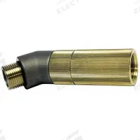 AIRSPADE Air Gun Angled Adapter: AirSpade 4000, 5 1/2 in Overall Lg, Brass (MPN ASU4045AA). Key specifications — attr75392: 45° Angle Adapter; attr75377: AIRSPADE; attr75387: ASU4150KT; attr75388: AirSpade 4000; attr75393: Brass; attr78128: Air Gun Angled Adapter; attr79044: Angle Adapters.