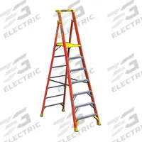 WERNER Platform Stepladder: 9 ft Ladder Size, Fiberglass, 300 lb Load Capacity, 38 lb Wt (MPN PD6207). Key specifications — Brand: WERNER; Included Features: Guard Rail.