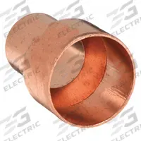 NIBCO Sweat Fitting Coupling: 5/8 in CTS x 1/4 in CTS, FTG x FTG, Wrot Copper (MPN 6002-5/8x1/4)