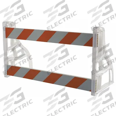 APPROVED VENDOR Traffic Barricade Kit: 40 in Overall Ht, 72 in x 40 in, Engineer, Barricade Kit - Modular Barricade Systems