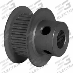 DAYTON Timing Pulley: Modified Curvilinear, Fixed, For GT Timing Belt Section, For 6 mm Belt Wd (MPN 26-2P06M6FA6). Key specifications — Brand: DAYTON; Finish: Clear Anodized; For Belt Series: Powerhouse®.