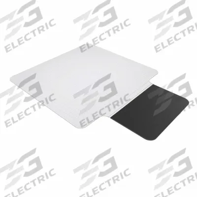 ES ROBBINS Chair Mat: Traditional Lip, 0.11 in Thick, 53 in Overall Lg, 36 in Overall Wd - Hardwood Floor Chair Mats