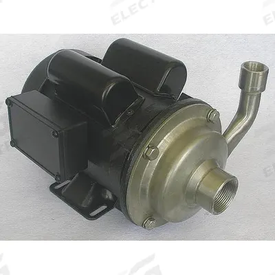 Dayton Centrifugal Pump: 304 Stainless Steel, 1/3 hp Horsepower (Max), Single Phase - Stainless Steel Housing Chemical-Resistant Centrifugal Pumps