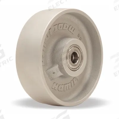 APPROVED VENDOR Caster Wheel: 6 in Wheel Dia., 2 in Wheel Wd, Iron, 1,100 lb Load Rating - Heat-Resistant Iron Tread Wheels