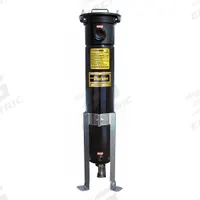 PARKER Bag Filter Housing: 316 Stainless Steel, Bag Trade Size 2, 2 in, NPT, 80 gpm, 175 psi (MPN CBS1D2T). Key specifications — Brand: PARKER; Cover Type: Swing Bolts Closure.