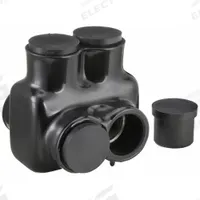 POLARIS Multitap Connector: 2 Port, Double-Sided Entry, 4 AWG – 500 kcmil Wire Size, Black (MPN IT-500B). Key specifications — Body Material: Aluminum; Brand: POLARIS.