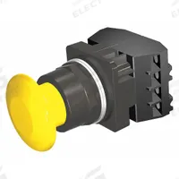 SIEMENS Mushroom Head Push Button: Non-Illuminated, Mushroom Head Profile, Non-Metallic, 30 mm, 2NC (MPN 52BM9W4G). Key specifications — Brand: SIEMENS; Action: Momentary; Series: Class 52; Terminal Connection: Pressure Plate; Push Button Material Type: Non-Metallic.