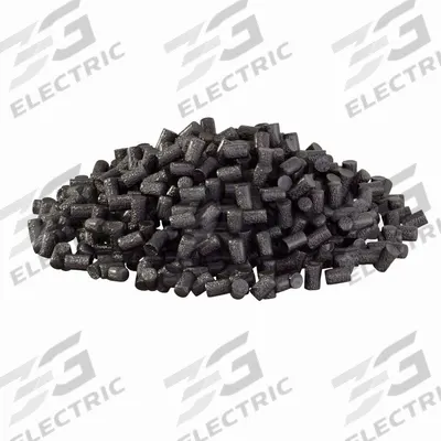 PIOCREAT Bagged Plastic Pellets: PC-CF, Black, 25 kg - PC-CF 3D-Printing Pellets