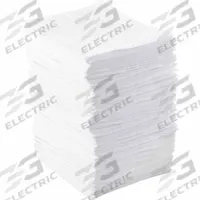 BRADY SPC ABSORBENTS Sorbent Pad: 21 oz Volume Absorbed Per Pad, Polypropylene, White, Bale, 200 PK (MPN BPO200). Key specifications — Brand: BRADY SPC ABSORBENTS; Material: Polypropylene.