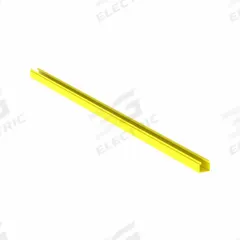 PANDUIT Raceway: FiberRunner, Yellow, ABS (Fittings)/Rigid PVC (Channel), 72 in x 2 3/16 in x 2 in (MPN HS2X2YL6NM). Key specifications — Brand: PANDUIT.