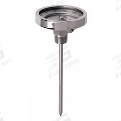 TEL-TRU Dial Thermometer: 150°F to 750°F, +/- 1% Accuracy, 6 in Stem Lg, Fahrenheit (MPN GT500R-0665). Key specifications — Temperature Units: Fahrenheit; Accuracy: +/- 1%; Brand: TEL-TRU.