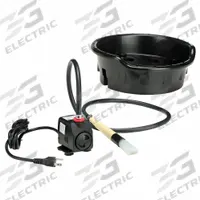 WESTWARD Parts Washer: For Water-Based Solution Base Type, Manual, Plastic, 0.8 gal Fluid Capacity (MPN 45KE70). Key specifications — Voltage: 120V; Brand: WESTWARD; Series: Mini; Includes: -; Cleaning Method: Manual; Tank Material: Plastic; Work Lighting: No Light Included; For Solution Base Type: Water-Based.