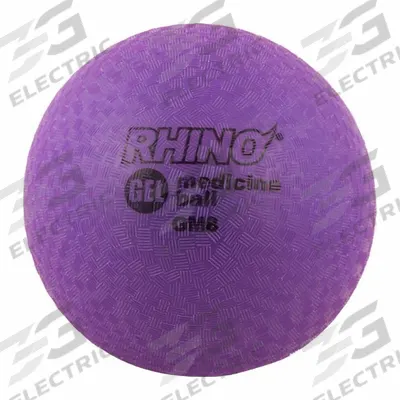 CHAMPION SPORTS Medicine Ball: 8 1/2 in Overall Dia, Purple - Medicine Balls