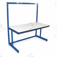 PRO-LINE Workstation: Adj Ht, Laminate, 60 in x 30 in, 750 lb Overall Load Capacity, Blue (MPN B6030SSP). Key specifications — Brand: PRO-LINE.